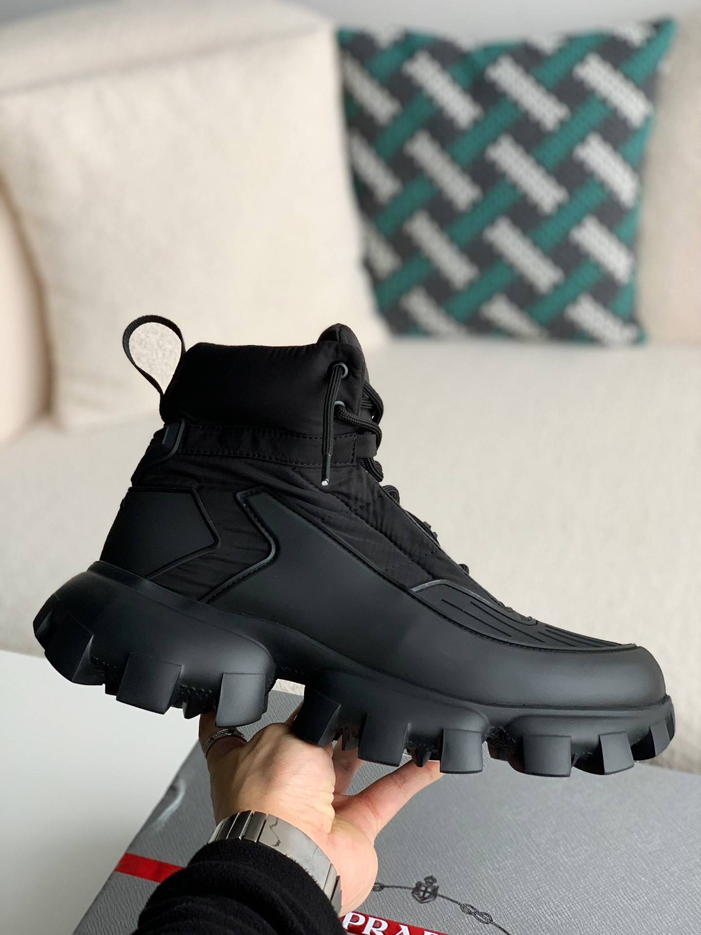 P*DA Cloudbus Thunder technology fabric sneakers