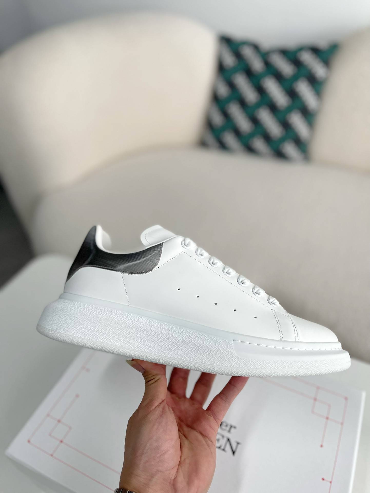 Alexander McQueen MQ Jelly Dark Blue Tail Sneakers