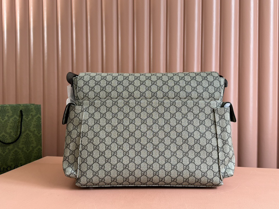 G*u*i unisex! hot selling classic diaper bag sureme model: 211131 size: 44x28x14cm