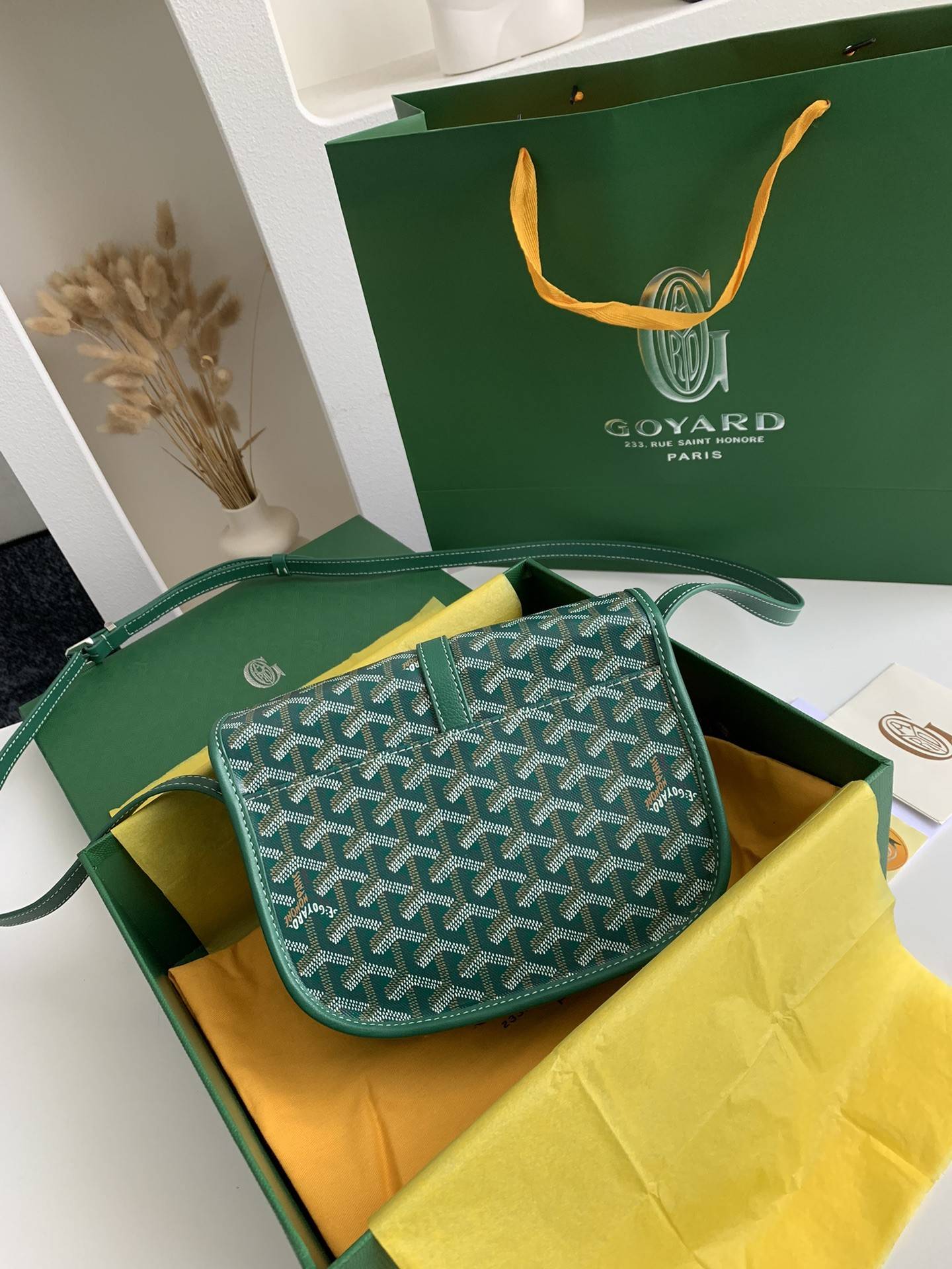 Goyard BeL*Védère bag Top Quality  Size:21.5*16*6cm
