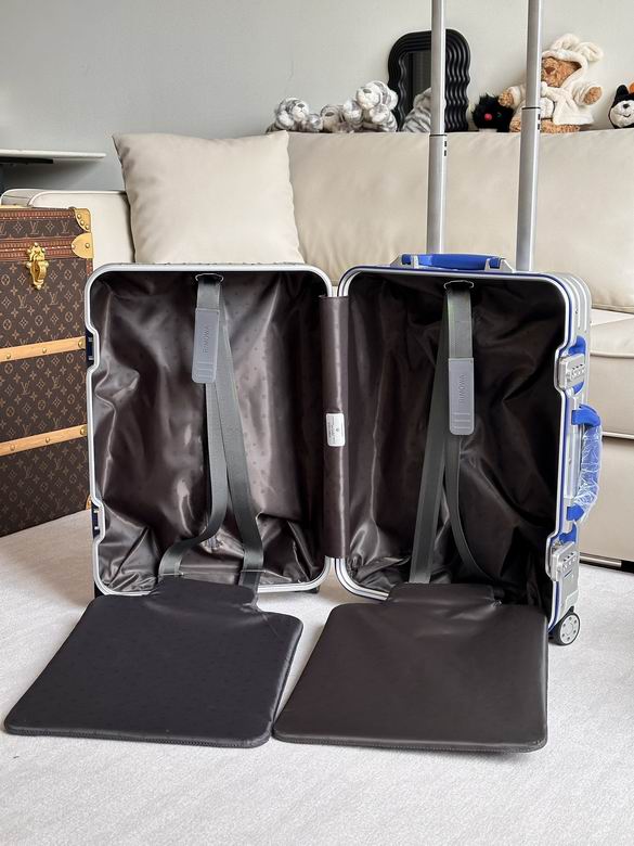 RIMOWA aluminum alloy original new limited edition carry-on trolley suitcase 21 inches