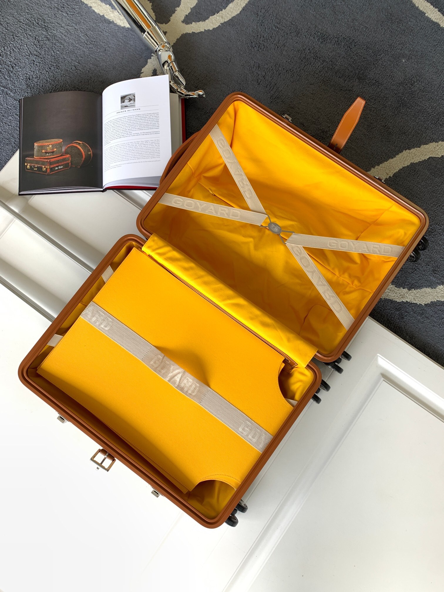 Goyard Rolling Suitcase