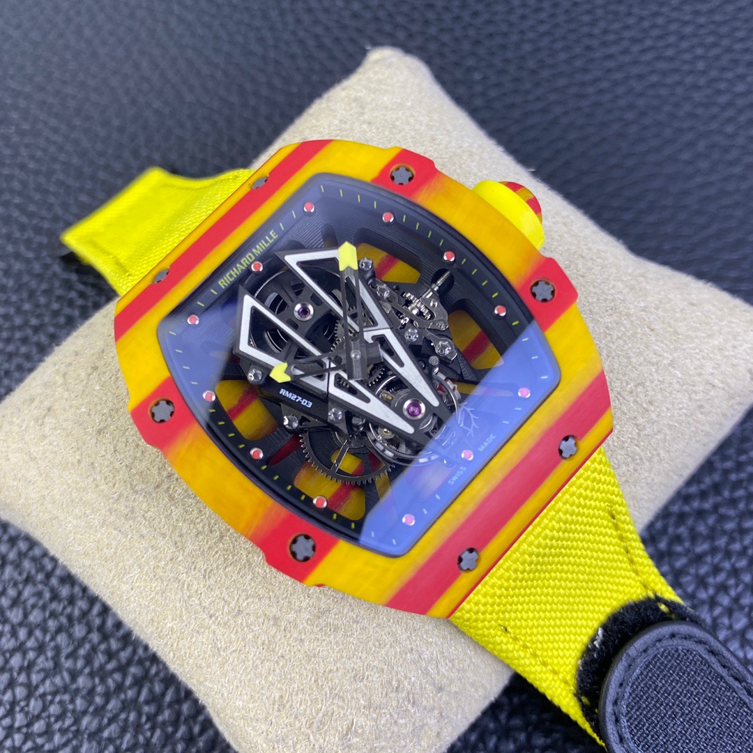 Richard Miller Spanish Bull--RM27-03 Ultra-Light Sports Tourbillon Watch