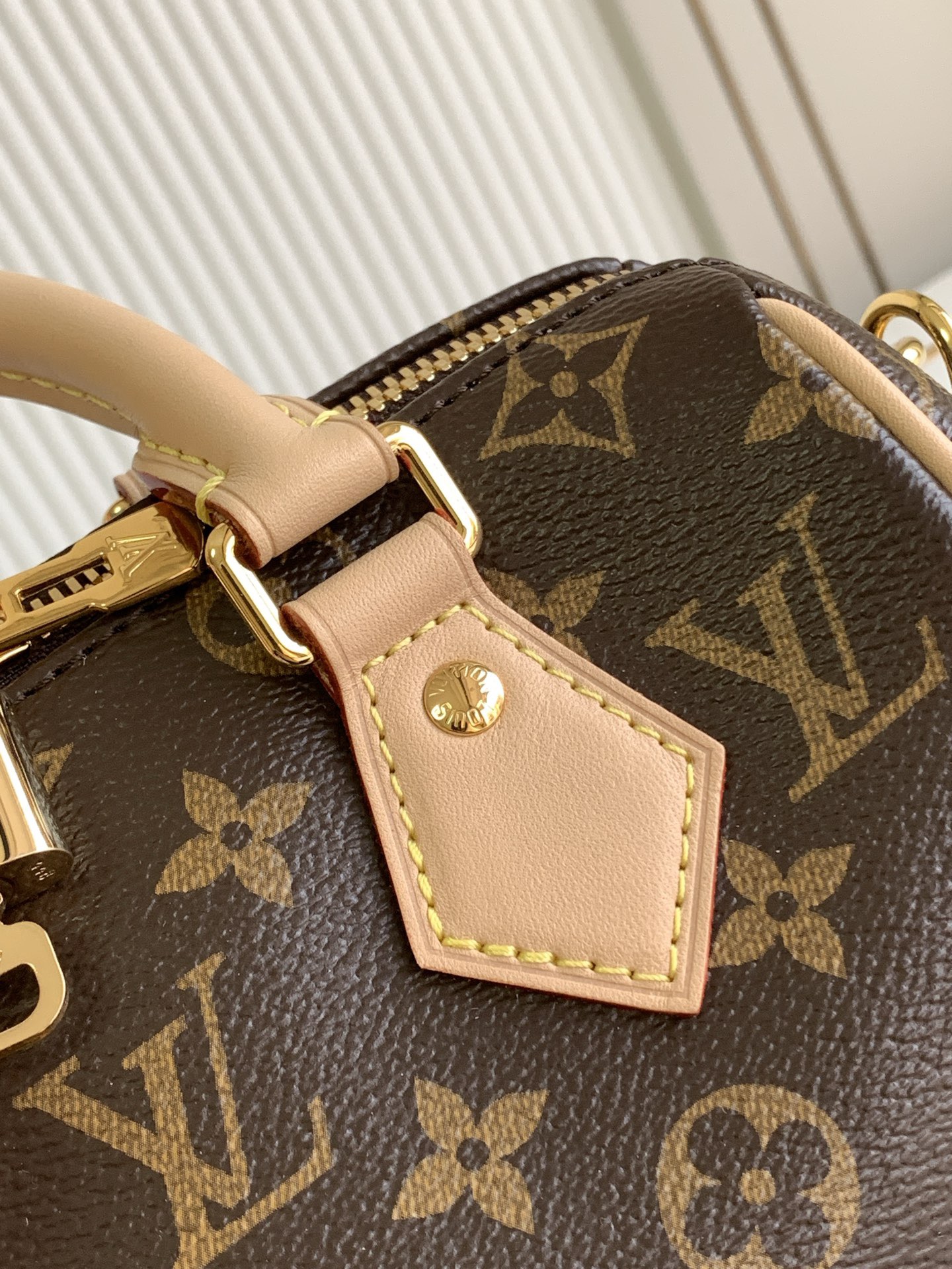 L*V Speedy Bandoulière 20  Boston Bag M46234 SIZE：20*13*12cm