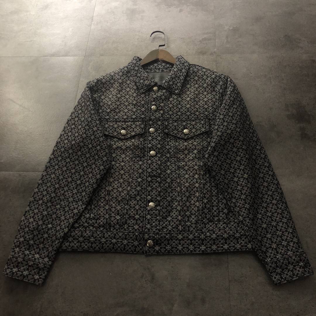 Ch*0me He**ts 2023 jacquard denim jacket