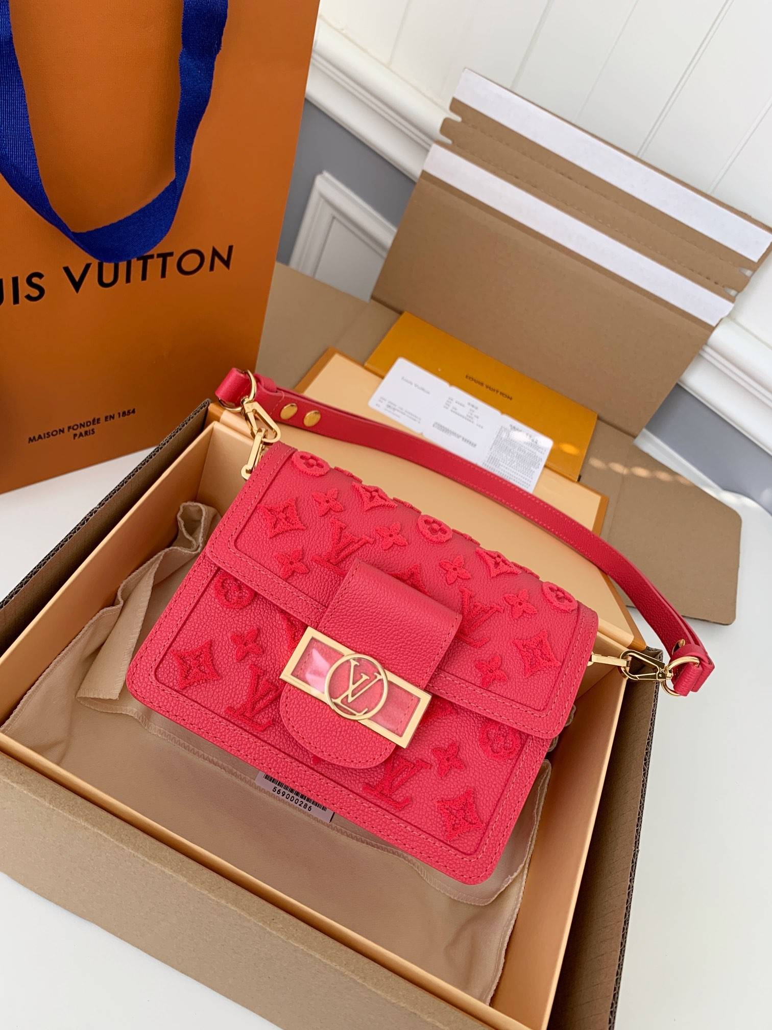 L*V DAUPHINE MINI frame M20747，size：20*15*9CM