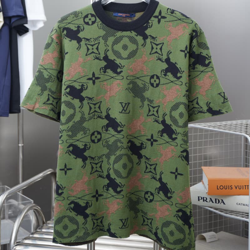 Camo Knit T-shirt