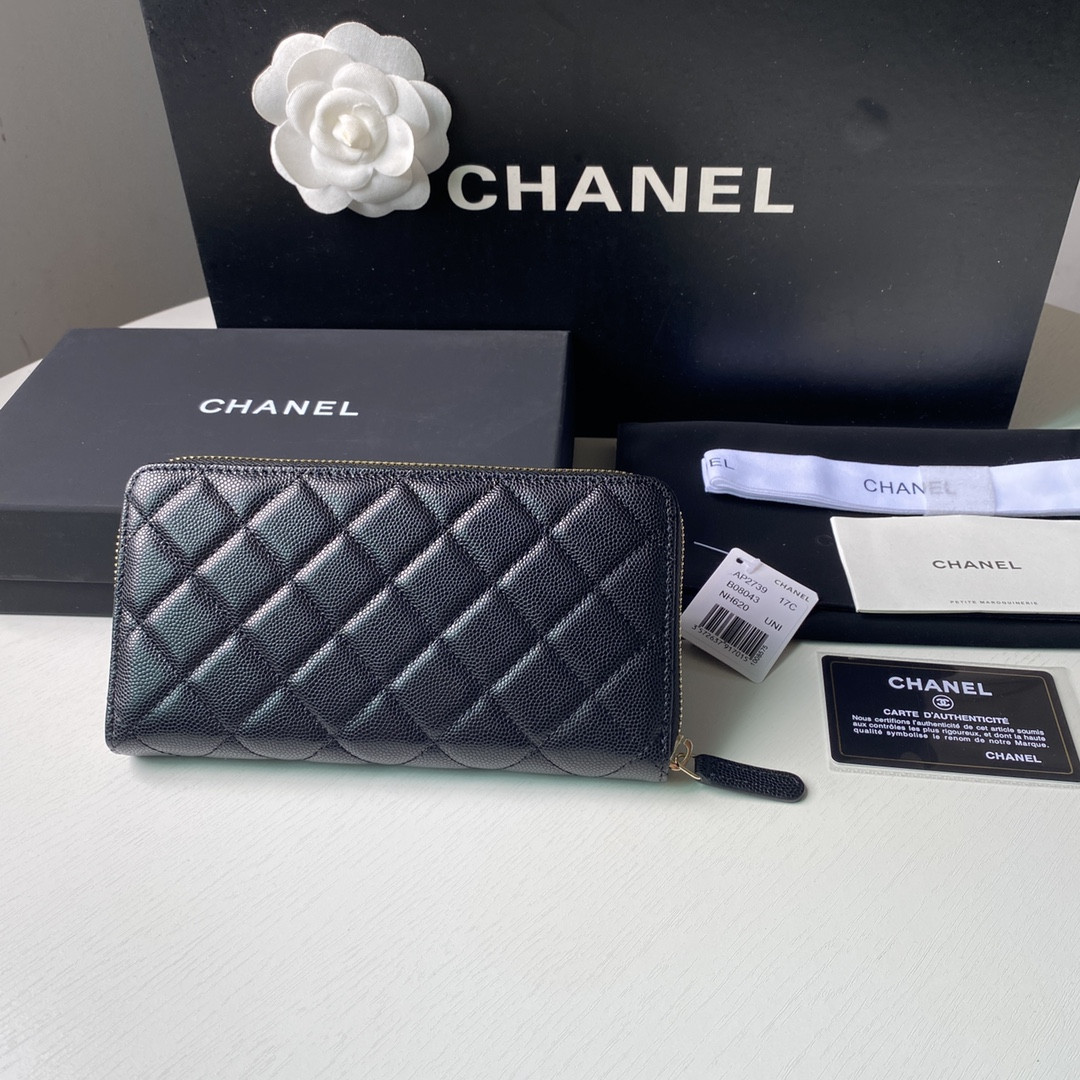 Chanle Zipped Wallet