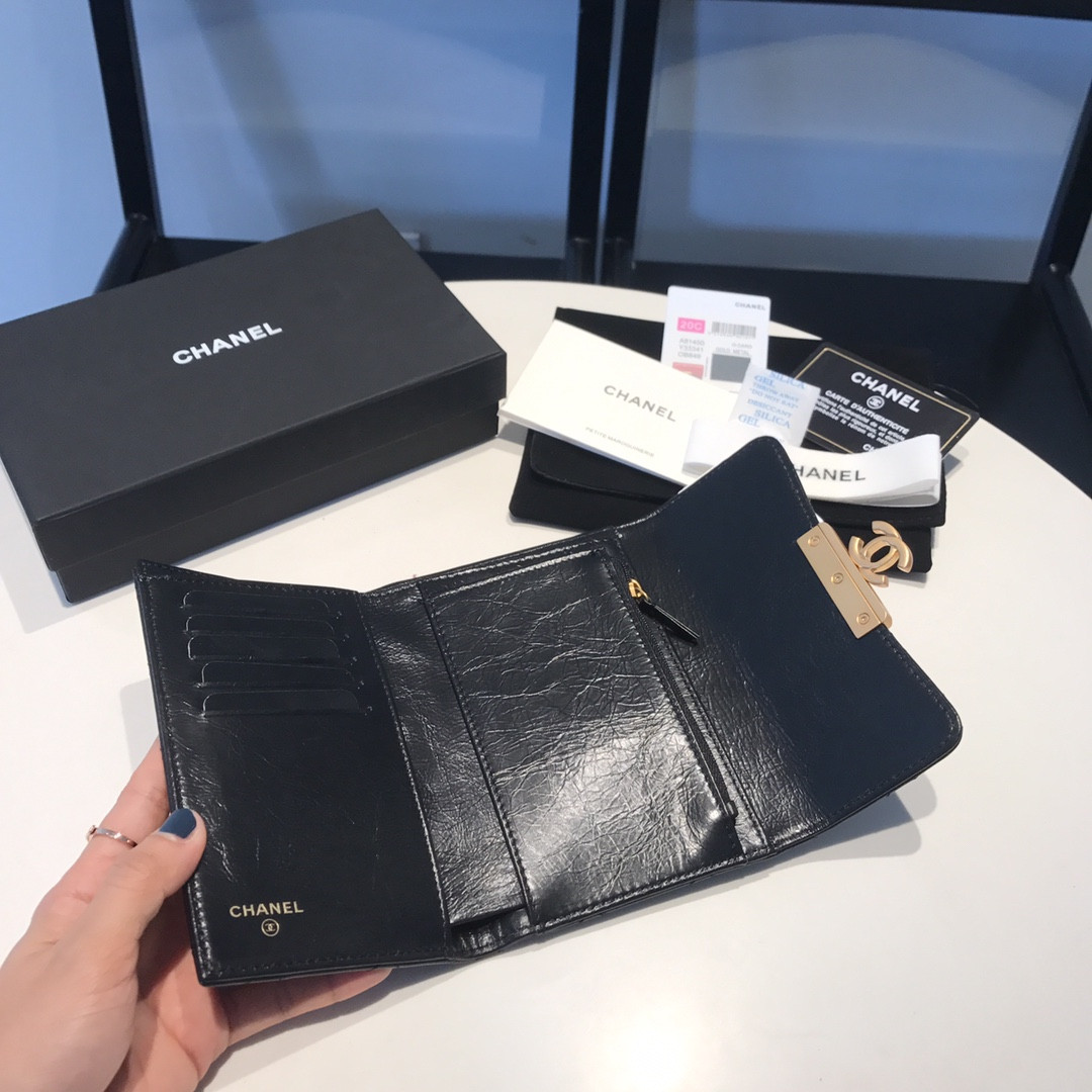 Chanle Flap Wallet