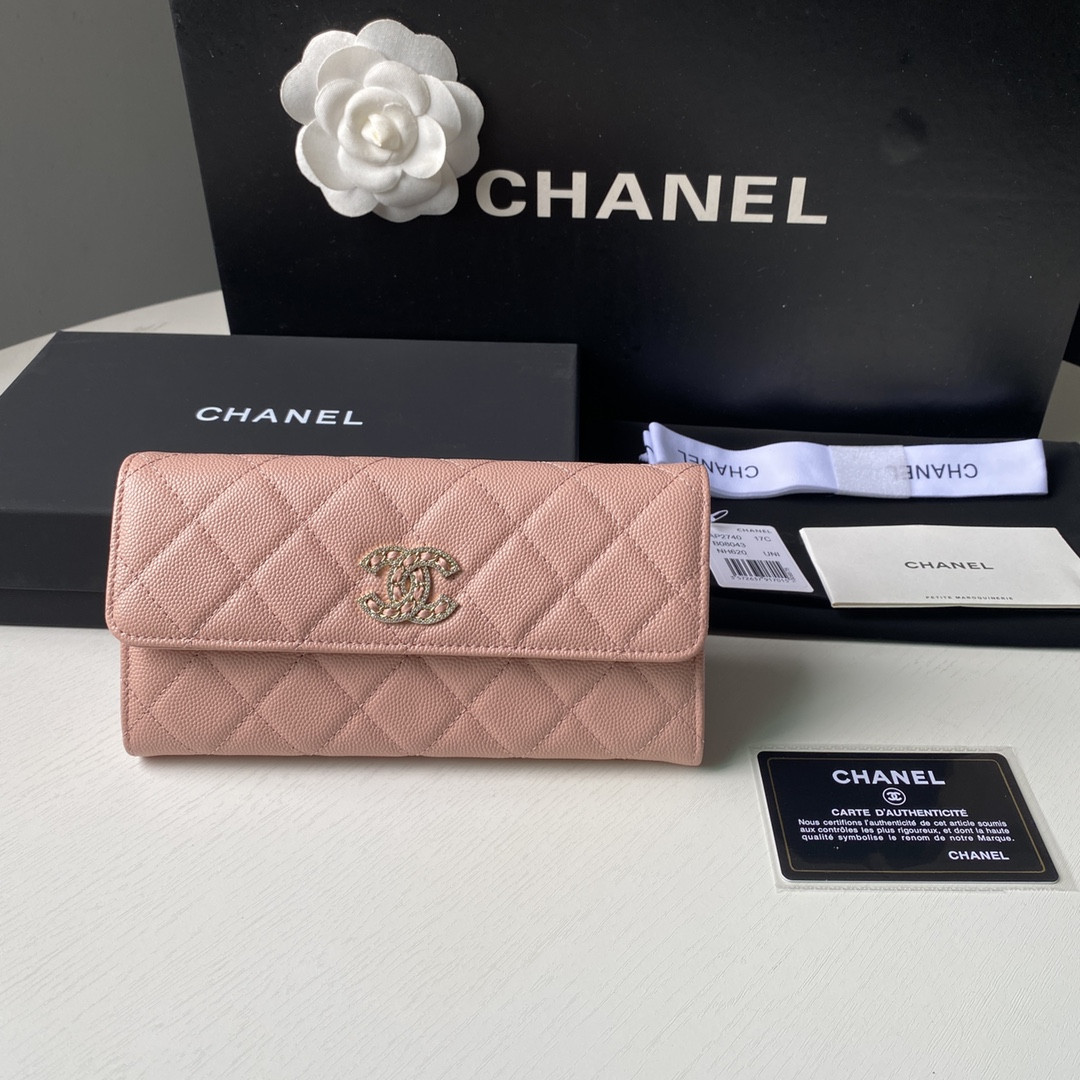 Chanle Flap Wallet