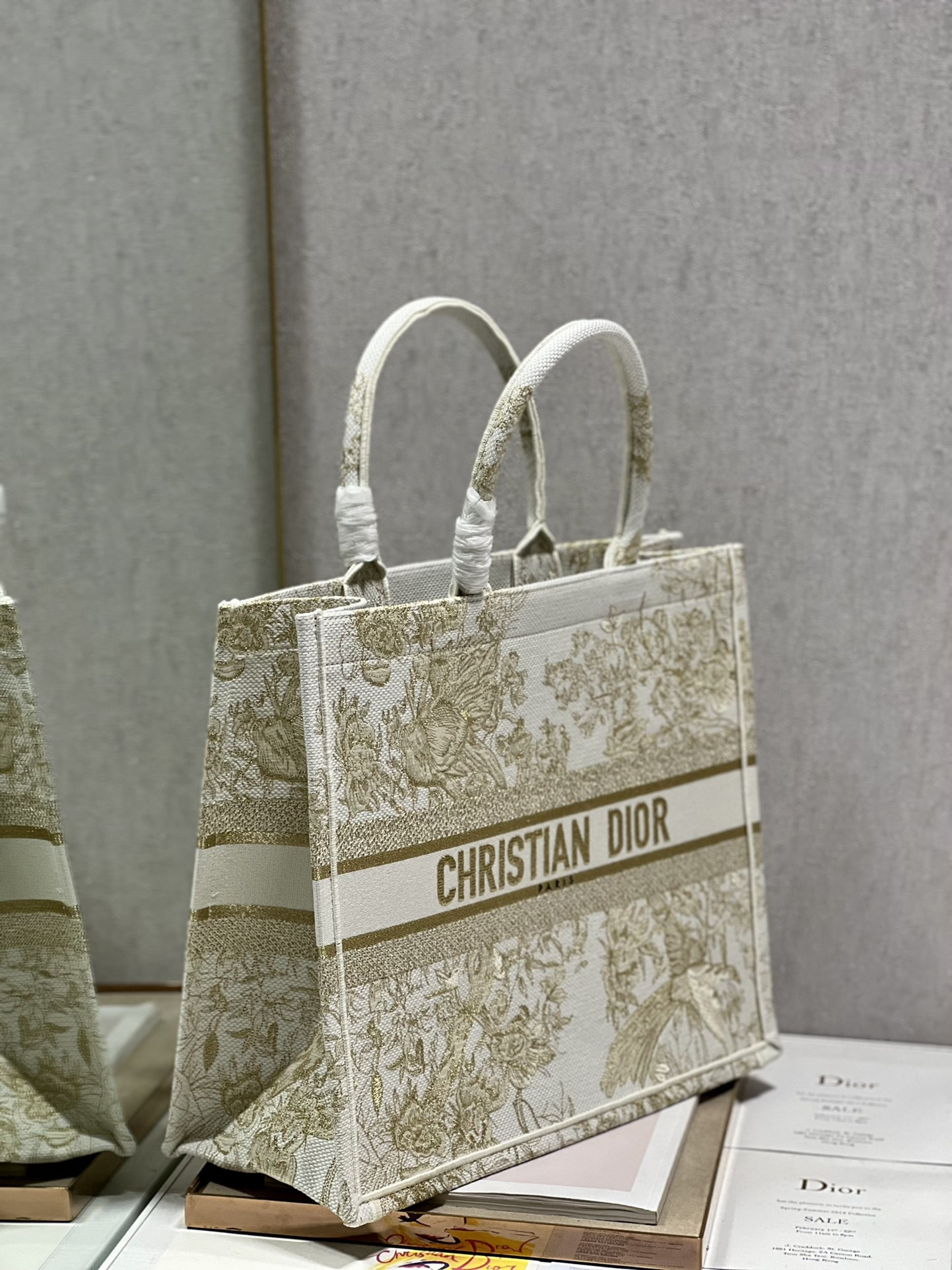 Large Dior Book Tote