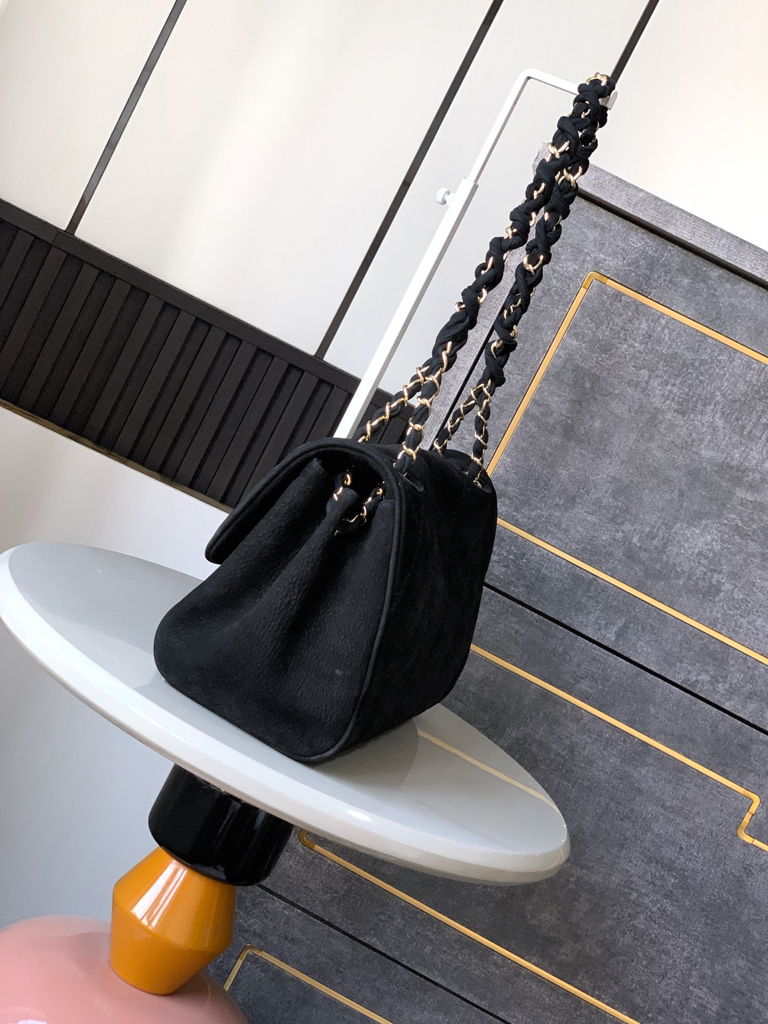 Chanel Classic Hand Bag Gold Handware