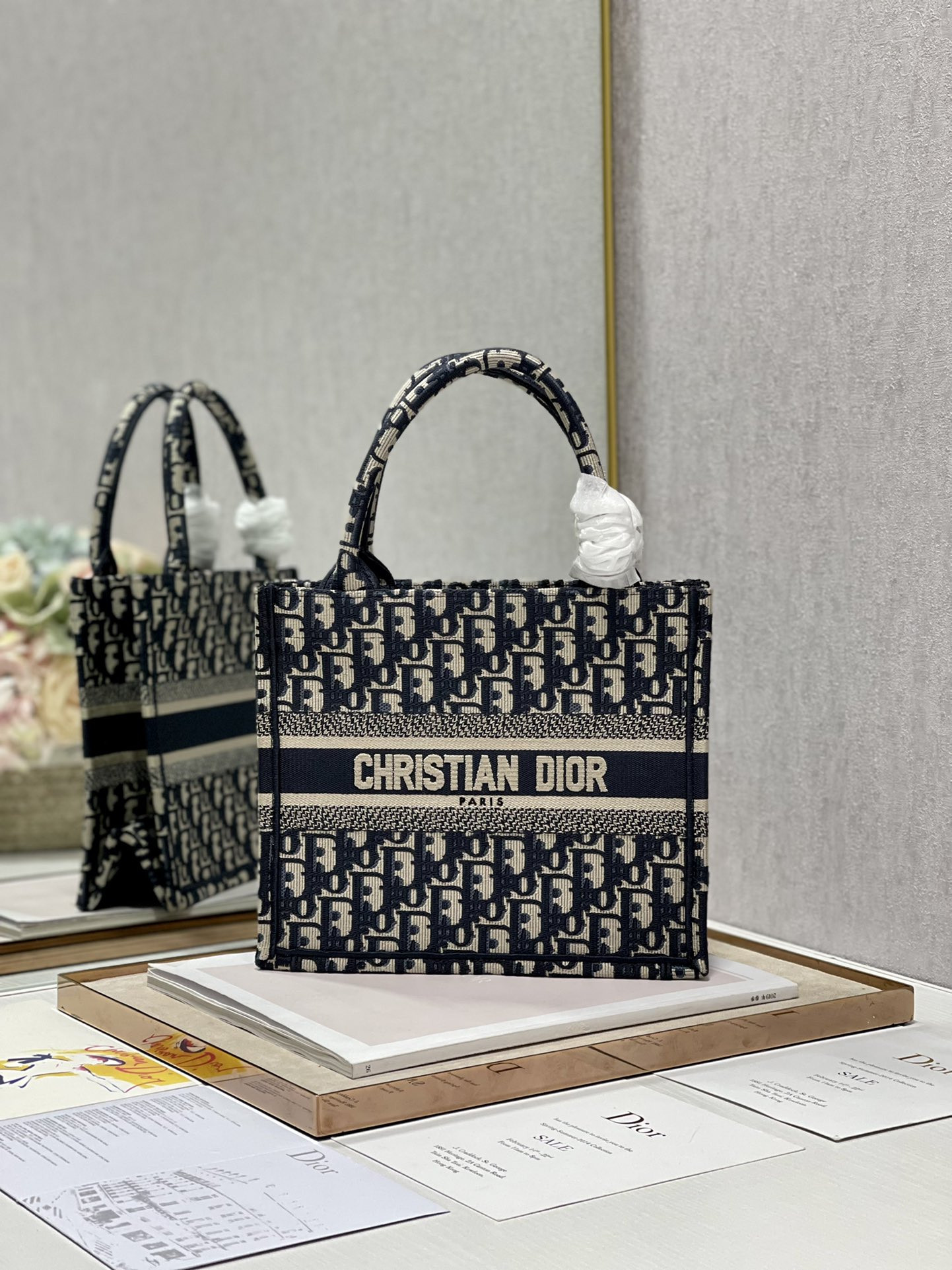 Small Dior Book Tote