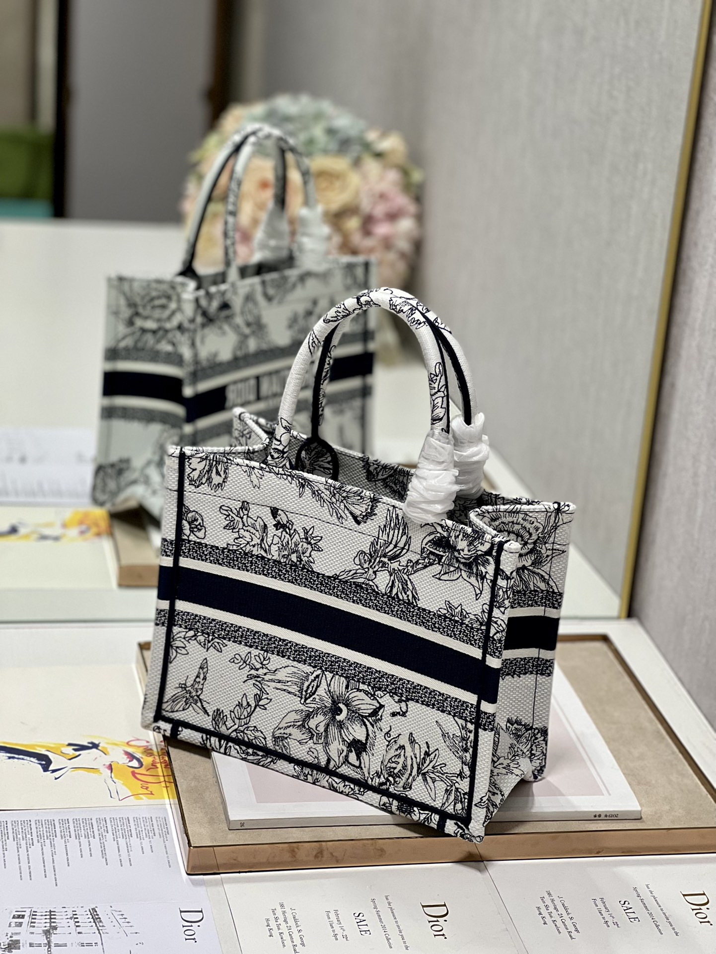 Small Dior Book Tote